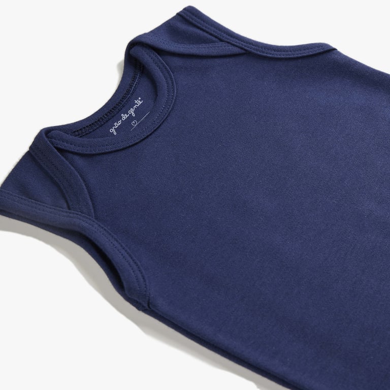 Macacão Banho de Sol Comfort em Algodão Egípcio Azul Bebê — vista alternativa