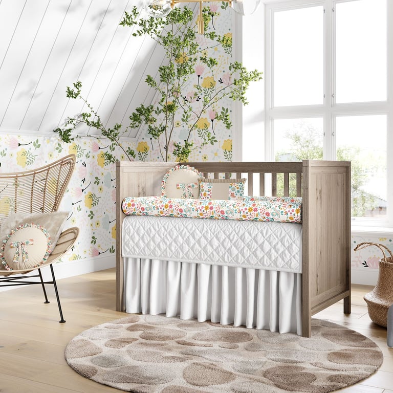 Kit Berço Rolinhos Jardim Encantado 8 Peças — vista alternativa