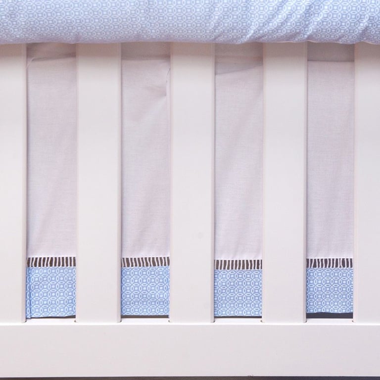 Saia de Berço Ursinho Dodô Azul