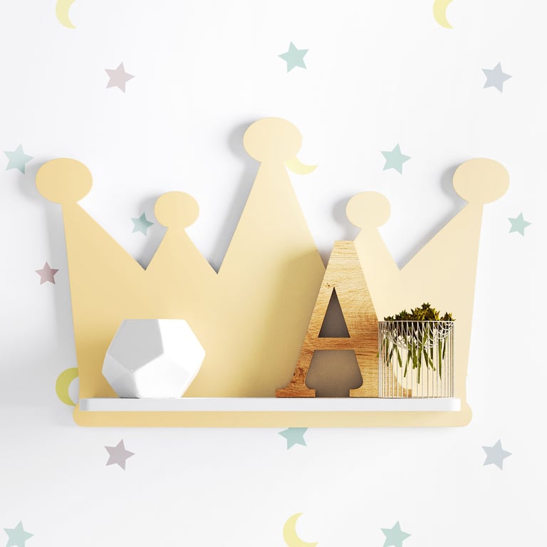 Trio de Prateleiras Coroa Azul Marinho 3 Peças — vista alternativa