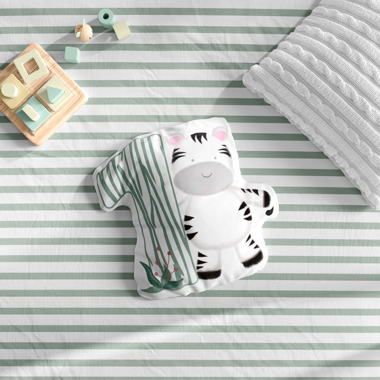 Almofada Mesversário Safári Aquarela — vista alternativa