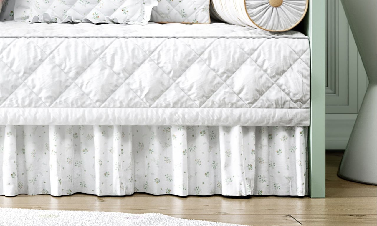 Saia de Cama Babá Floral Bosque Encantado — vista alternativa