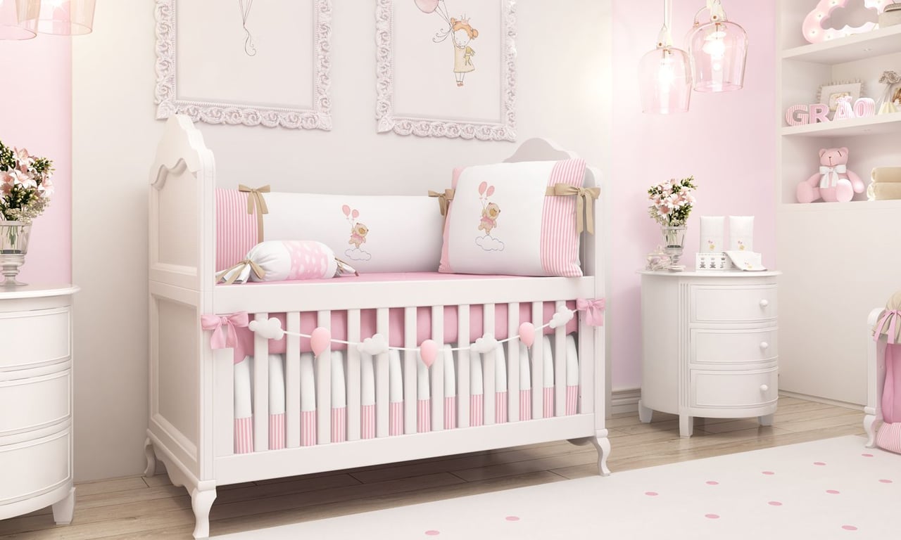 Kit Berço Ursinha Nina e o Balão — vista alternativa