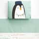 Jogo de Lençol Berço Pinguim Maquinista 3 peças - imagem 2