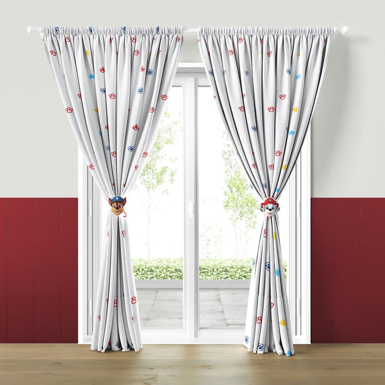 Cortina Patrulha Canina Branca — vista alternativa