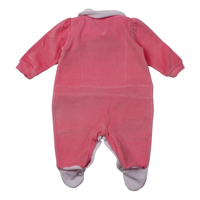 Saída Maternidade Din Don Detalhe Flor Bordada com Renda Salmão — vista alternativa