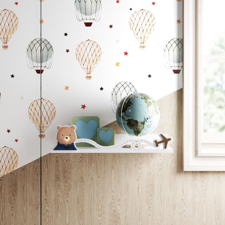 Prateleira MDF Teddy pelo Mundo — vista alternativa