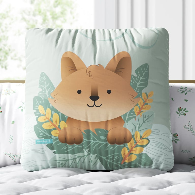 Almofada Quadrada Amiguinho Lobo-Guará