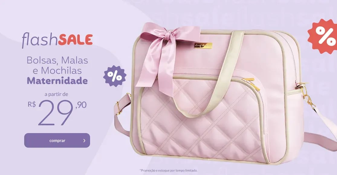 Flash Sale - Bolsas Maternidade