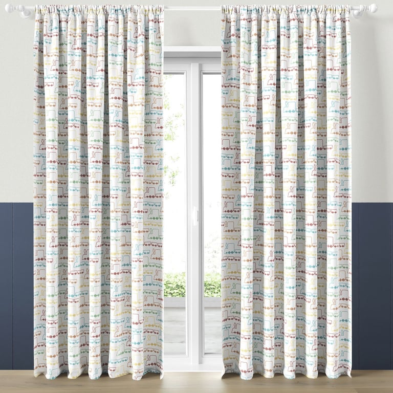 Cortina Infantil e Bebê Trenzinho Piuí