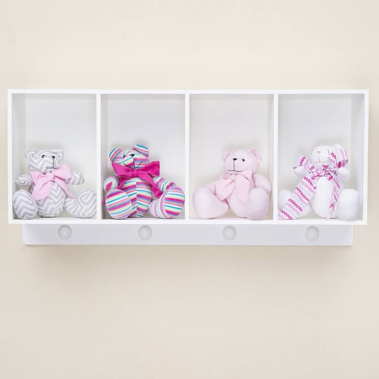 Prateleira Cabideiro 4 Divisórias — vista alternativa