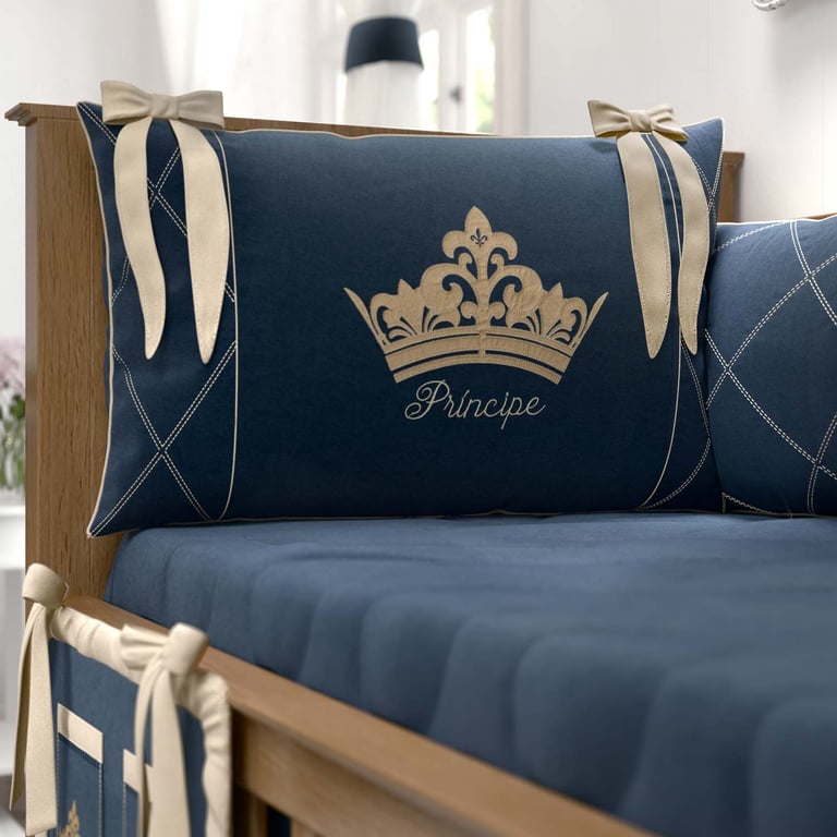 Kit Berço Príncipe Marinho Premium