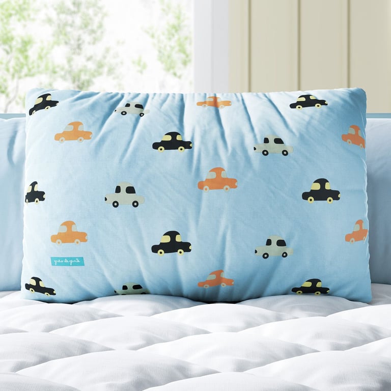 Almofada Retangular Carrinhos Azul 35cm