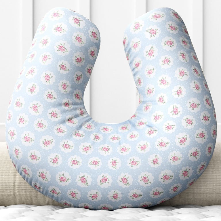 Almofada Amamentação Floral Liberty Poá