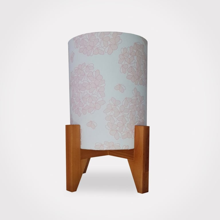 Abajur Luminária Borboletas Madeira