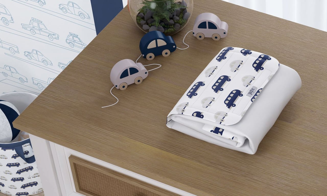 Trocador de Fraldas Portátil Carrinhos 85x40cm