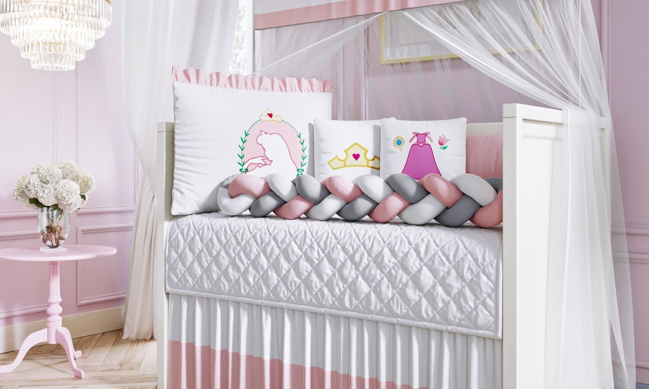 Kit Berço Trança Princesa Aurora — vista alternativa
