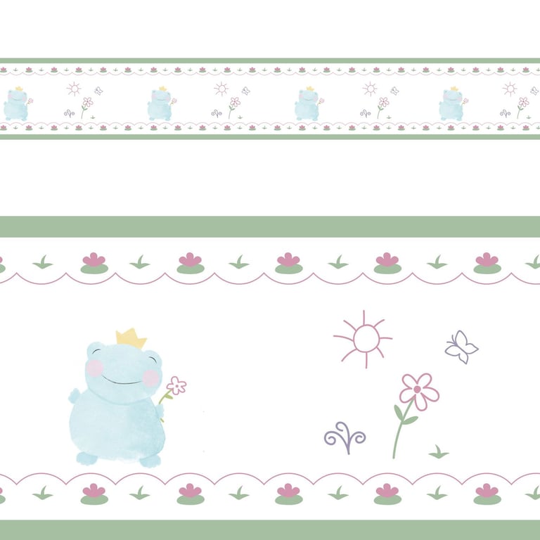 Faixa Adesiva de Parede Floral Monet