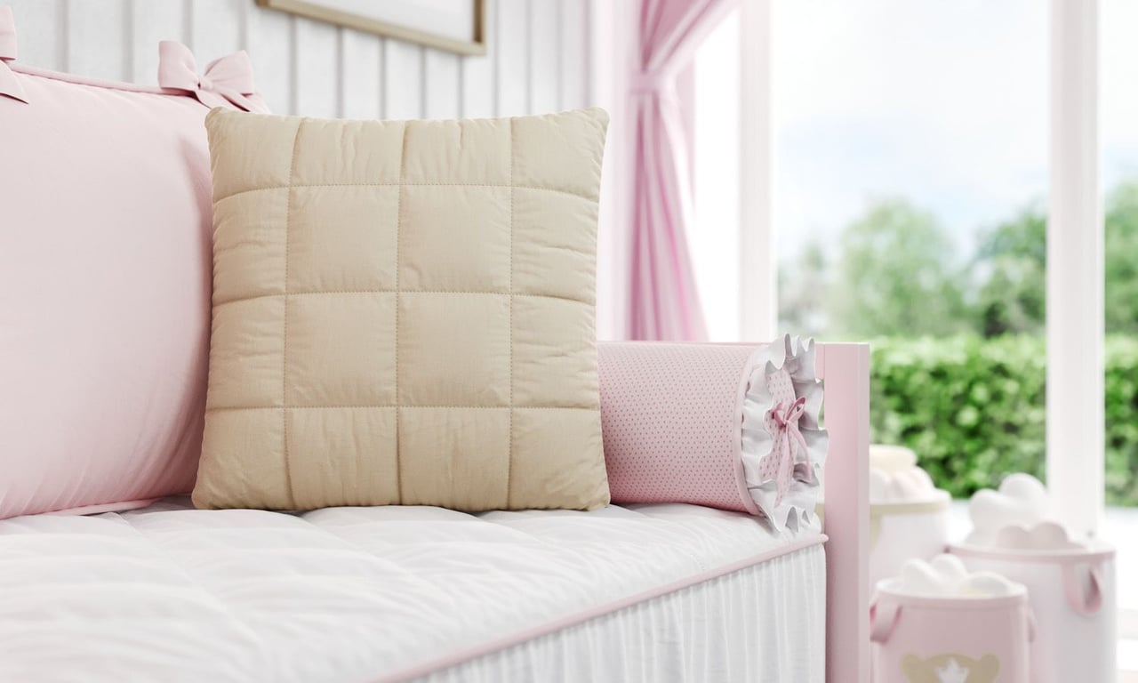 Almofada Matelada Bege 38cm