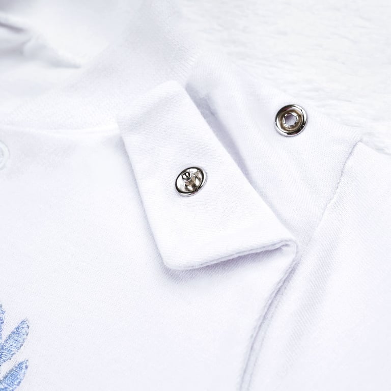 Macacão Ursinho Realeza Azul Bebê — vista alternativa