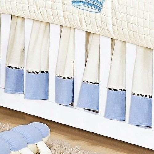 Saia de Berço Realeza Azul