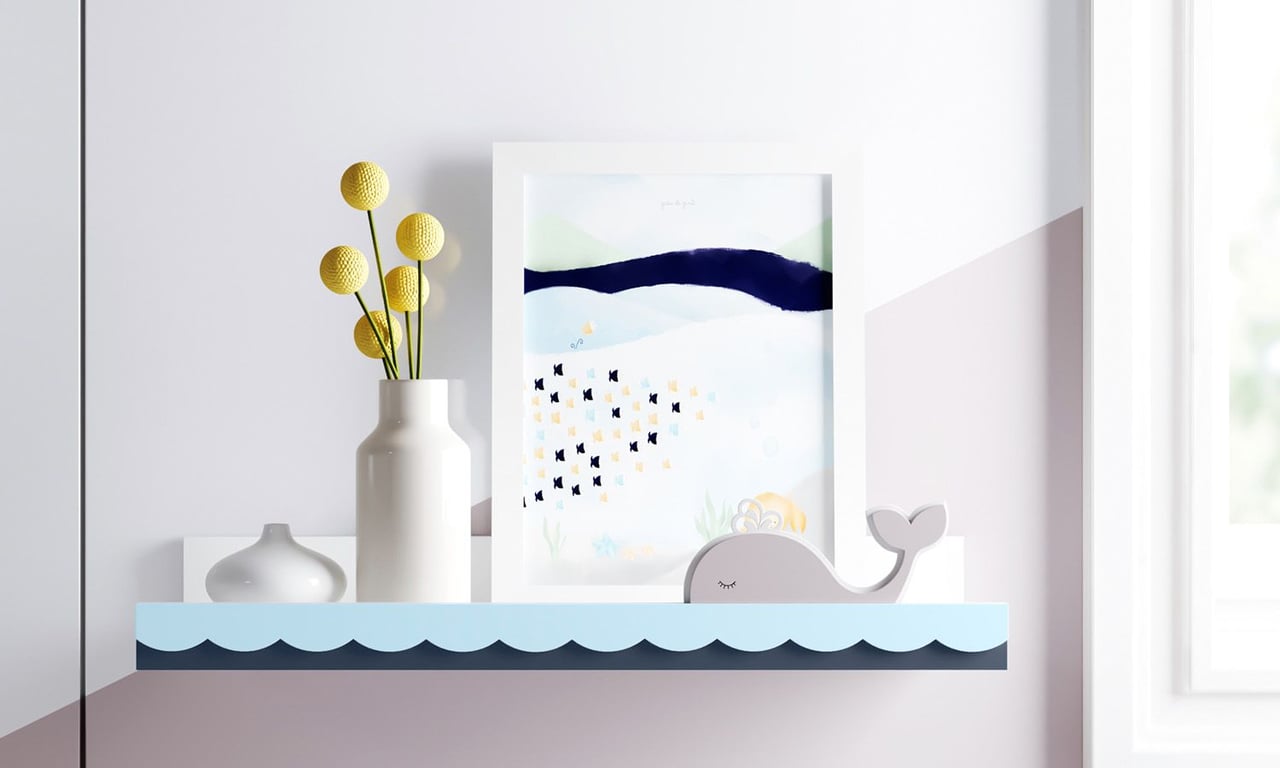 Prateleira MDF Fundo do Mar