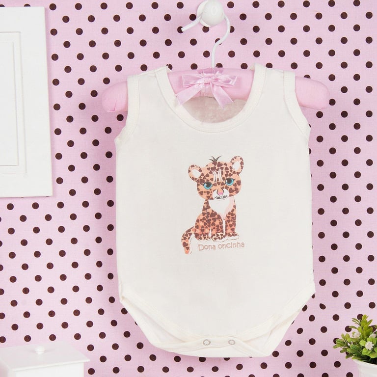 Body Regata Dona Oncinha Palha Tam GG