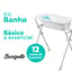 Kit Banho 2 em 1 com Banheira, Suporte e Assento Redutor Branco - imagem 3