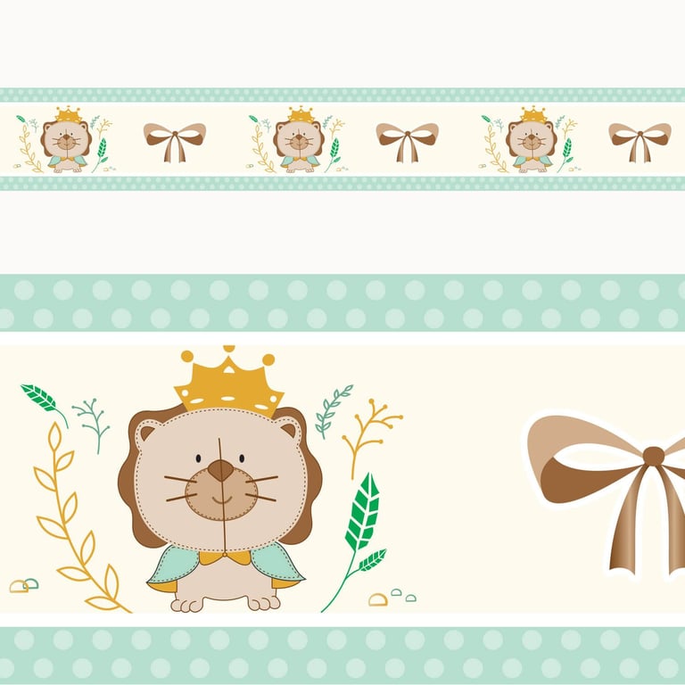 Faixa Adesiva de Parede Reizinho da Floresta 2m