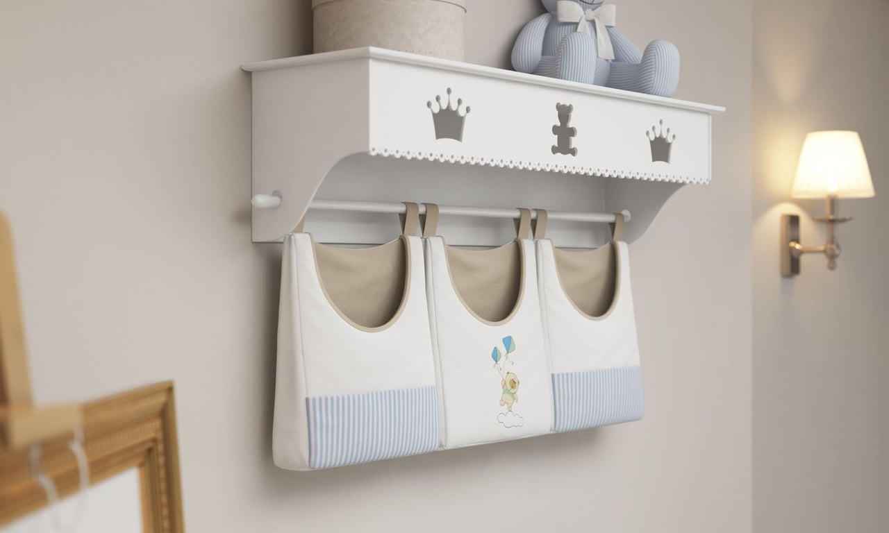 Porta Fraldas Varão Nino e a Pipa — vista alternativa