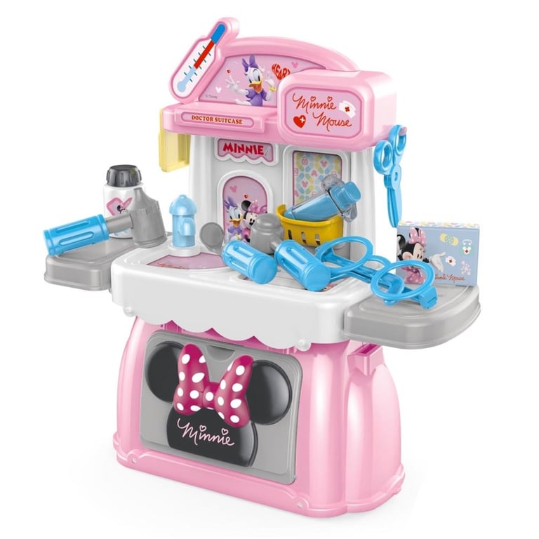 Maleta 3 em 1 Consultório da Minnie Mouse
