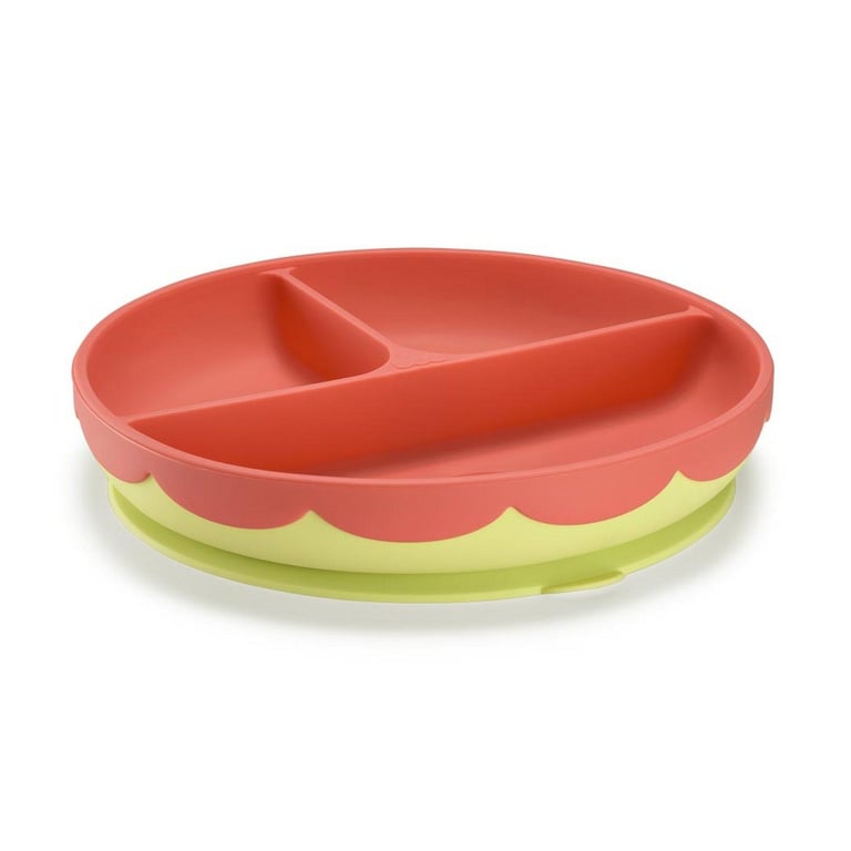 Pratinho com Divisória e Ventosa Yummy Azul