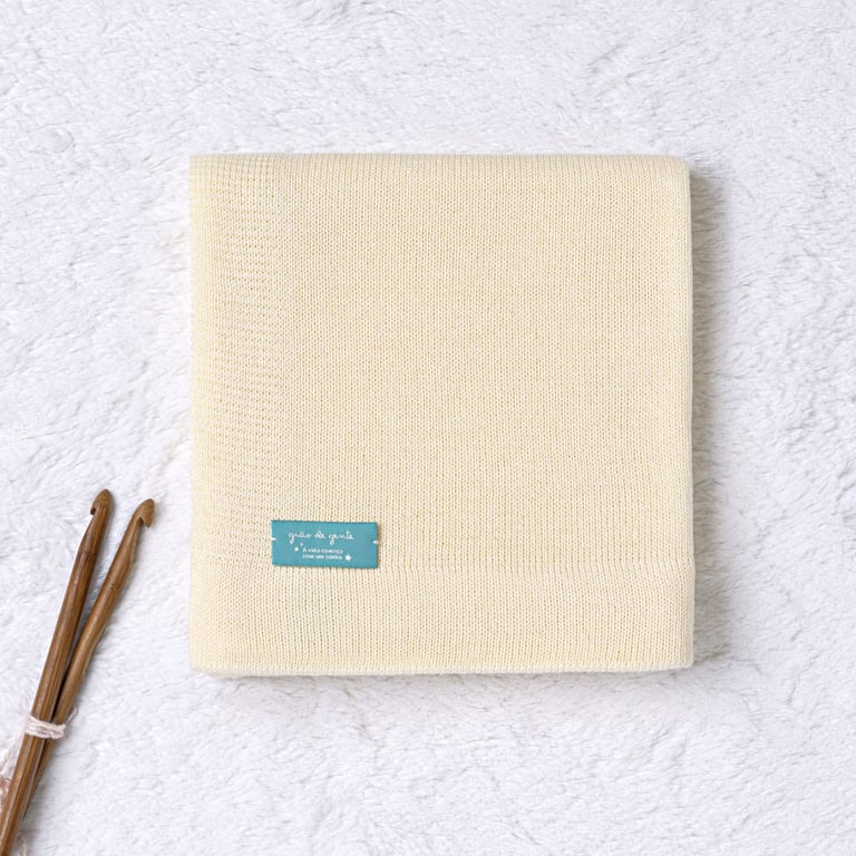 Saída Maternidade Tricot Reizinho Azul Marinho e Cinza 03 Peças — vista alternativa