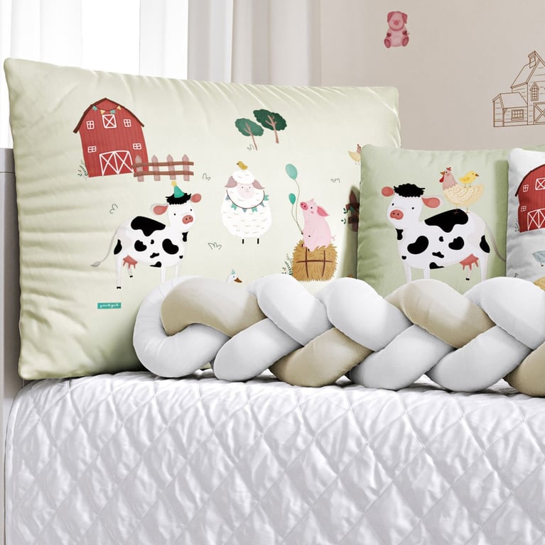 Kit Berço Trança Fazenda Feliz