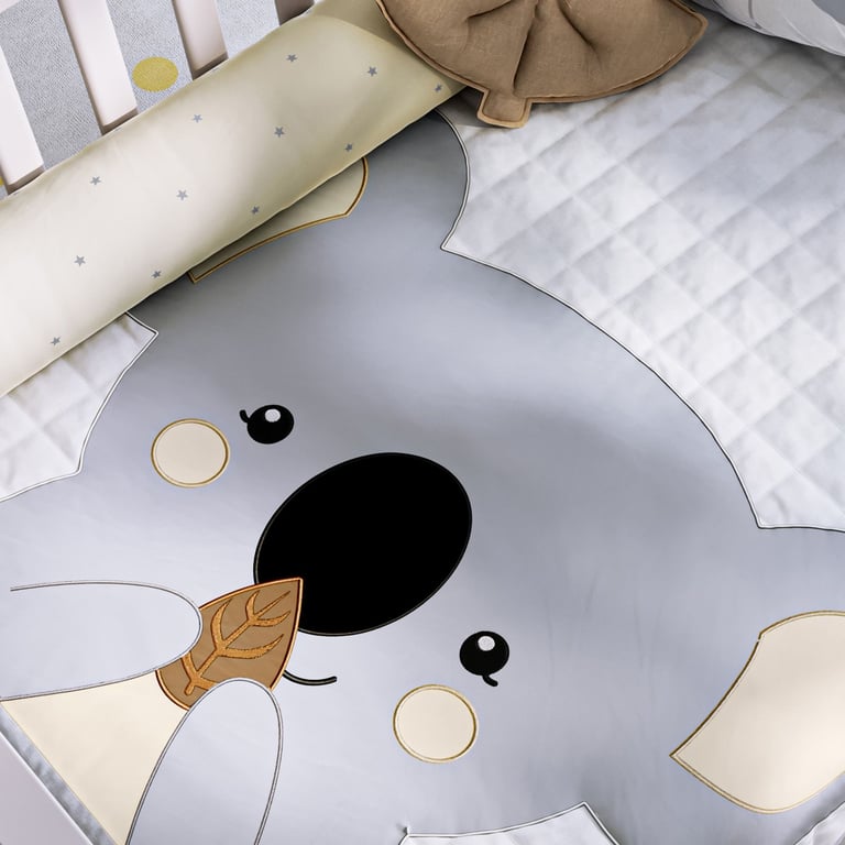 Edredom de Berço Estampado Coala