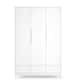 Guarda Roupa Infantil Branco 3 Portas Cozy - imagem 6