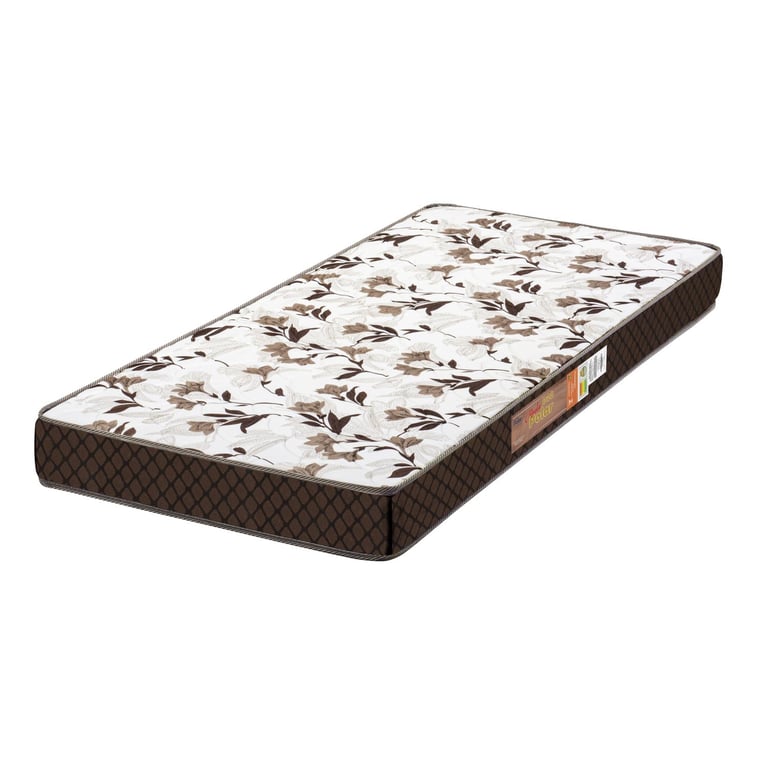 Colchão Solteiro Pérola Marrom Tabaco 188x88x12 - D28