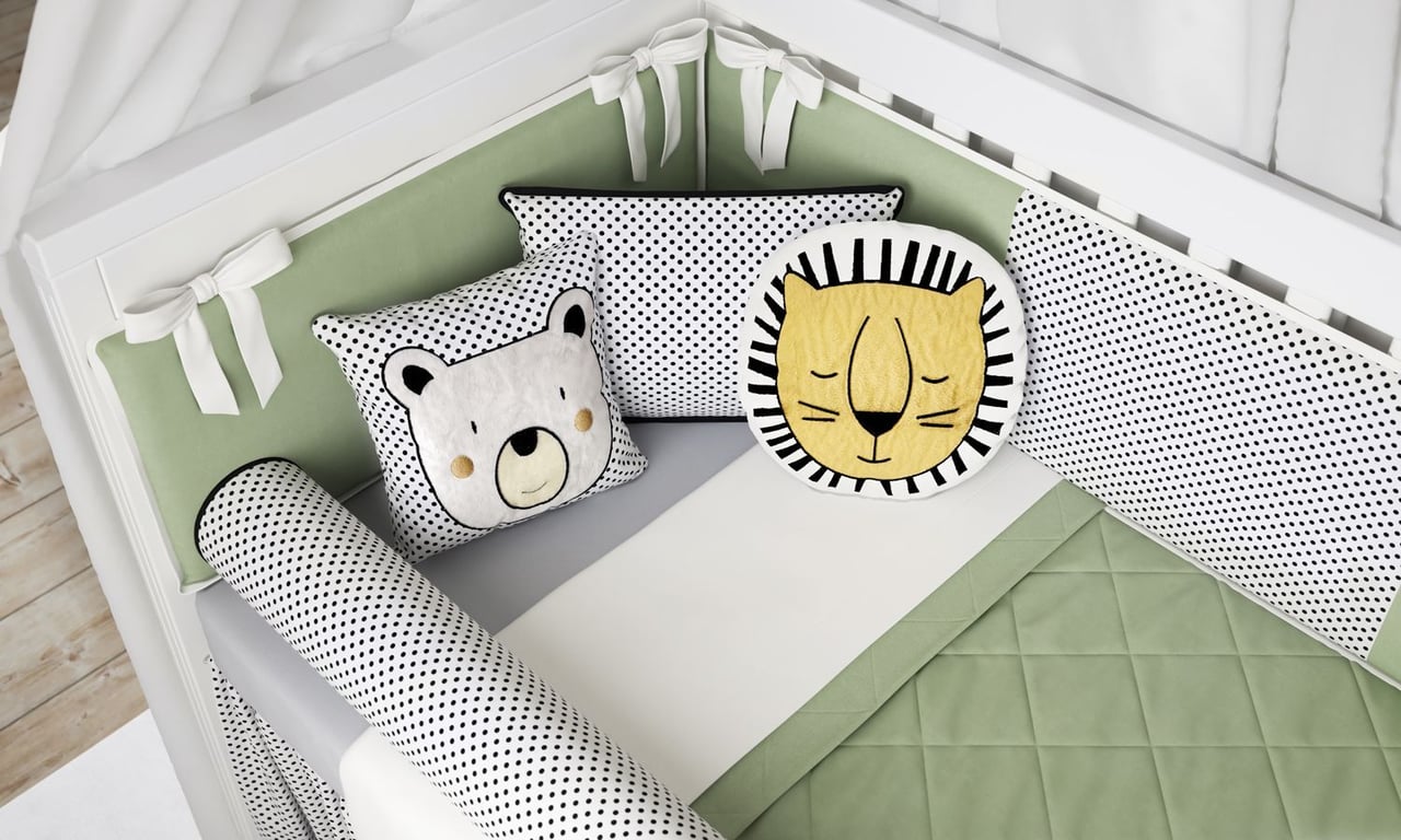 Kit Berço Amiguinhos da Floresta — vista alternativa