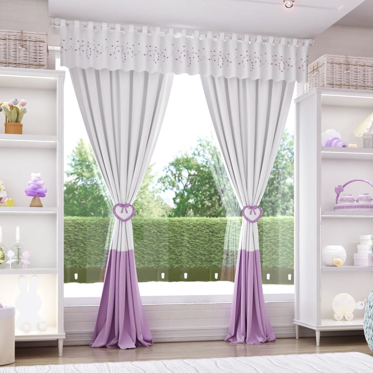 Cortina Alice Rosa 1,50m