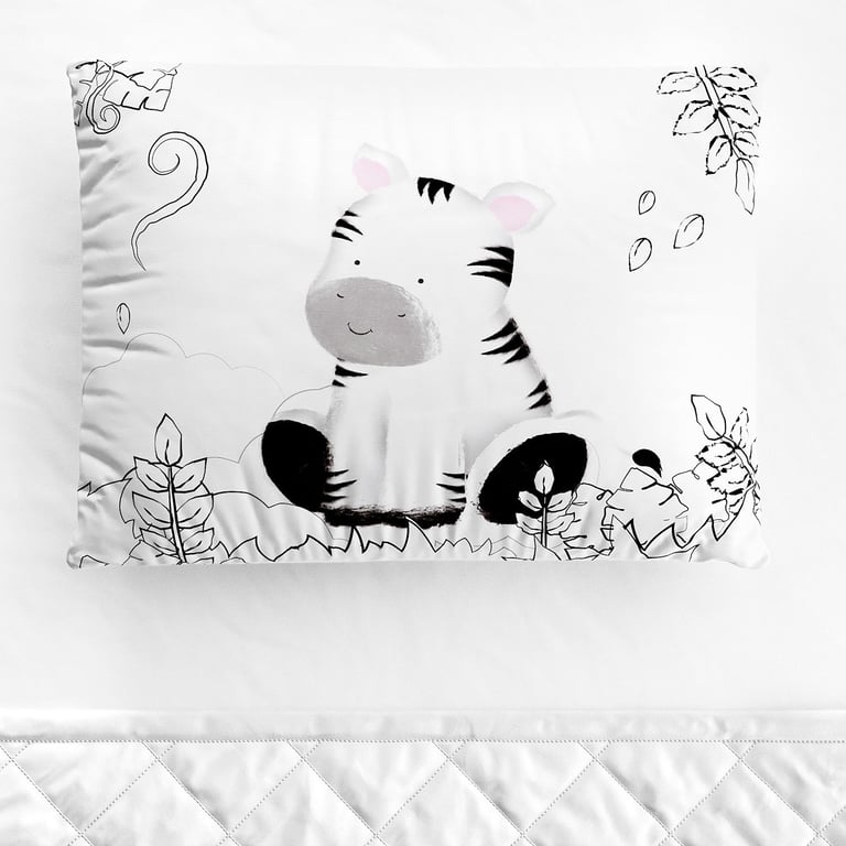 Fronha Bebê Amiguinha Zebra Aquarela