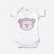 Body Manga Curta Amiguinho Macaco Tam P - imagem 1