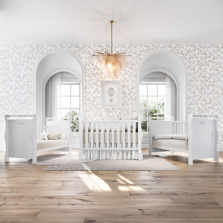 Berço Americano Branco Jolie Provençal