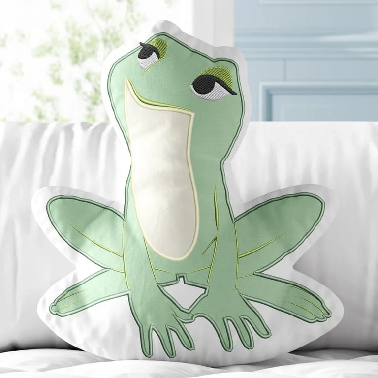 Almofada Princesa Tiana Sapo