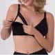 Sutiã Amamentação com Bojo Removível Preto 42 - imagem 2