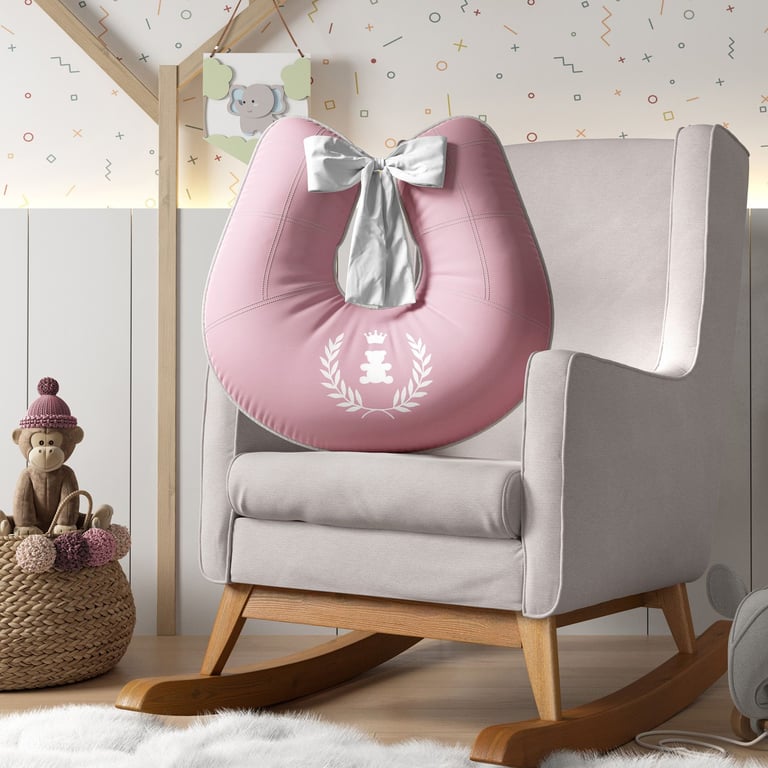 Almofada Amamentação Realeza Marinho Premium — vista alternativa