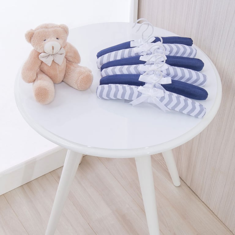 Kit Cabides Nova Iorque Chevron Azul Marinho