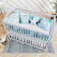 Kit Berço Tie Dye Céu Azul - imagem 3