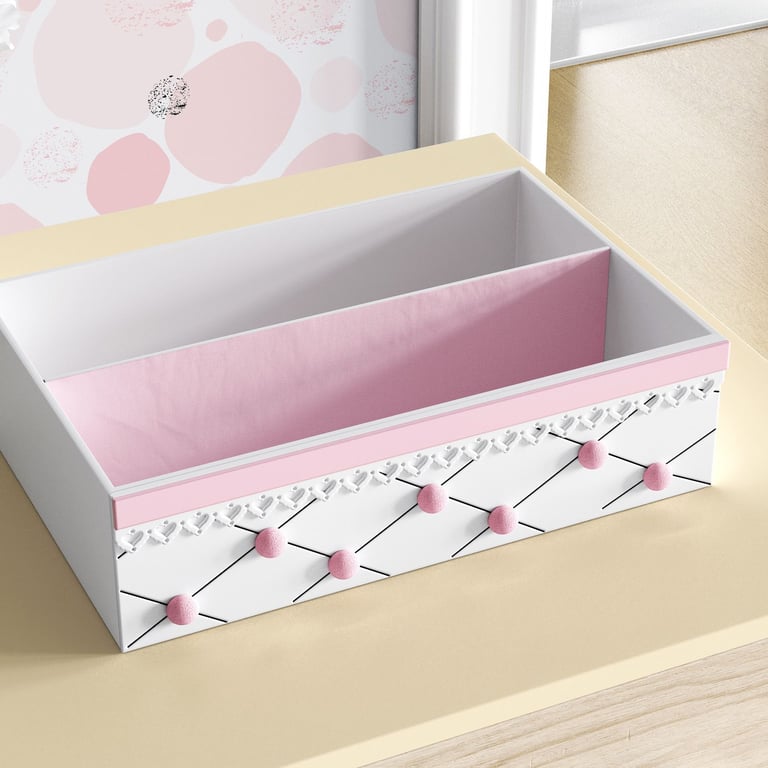 Bandeja MDF Pompom Rosa — vista alternativa