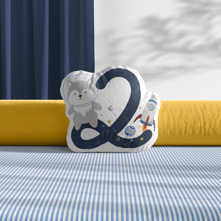 Almofada Mesversário Amiguinho Astronauta — vista alternativa