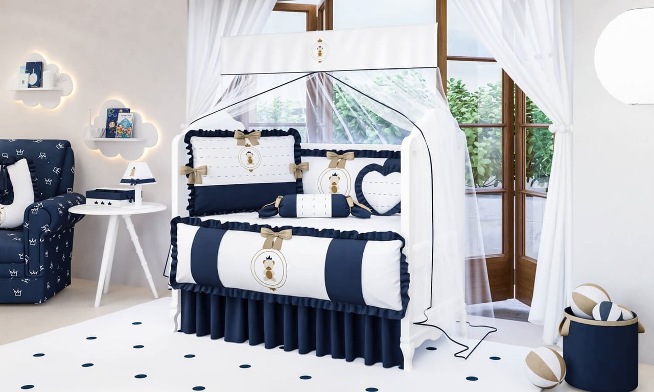 Kit Berço Urso Teddy Realeza — vista alternativa